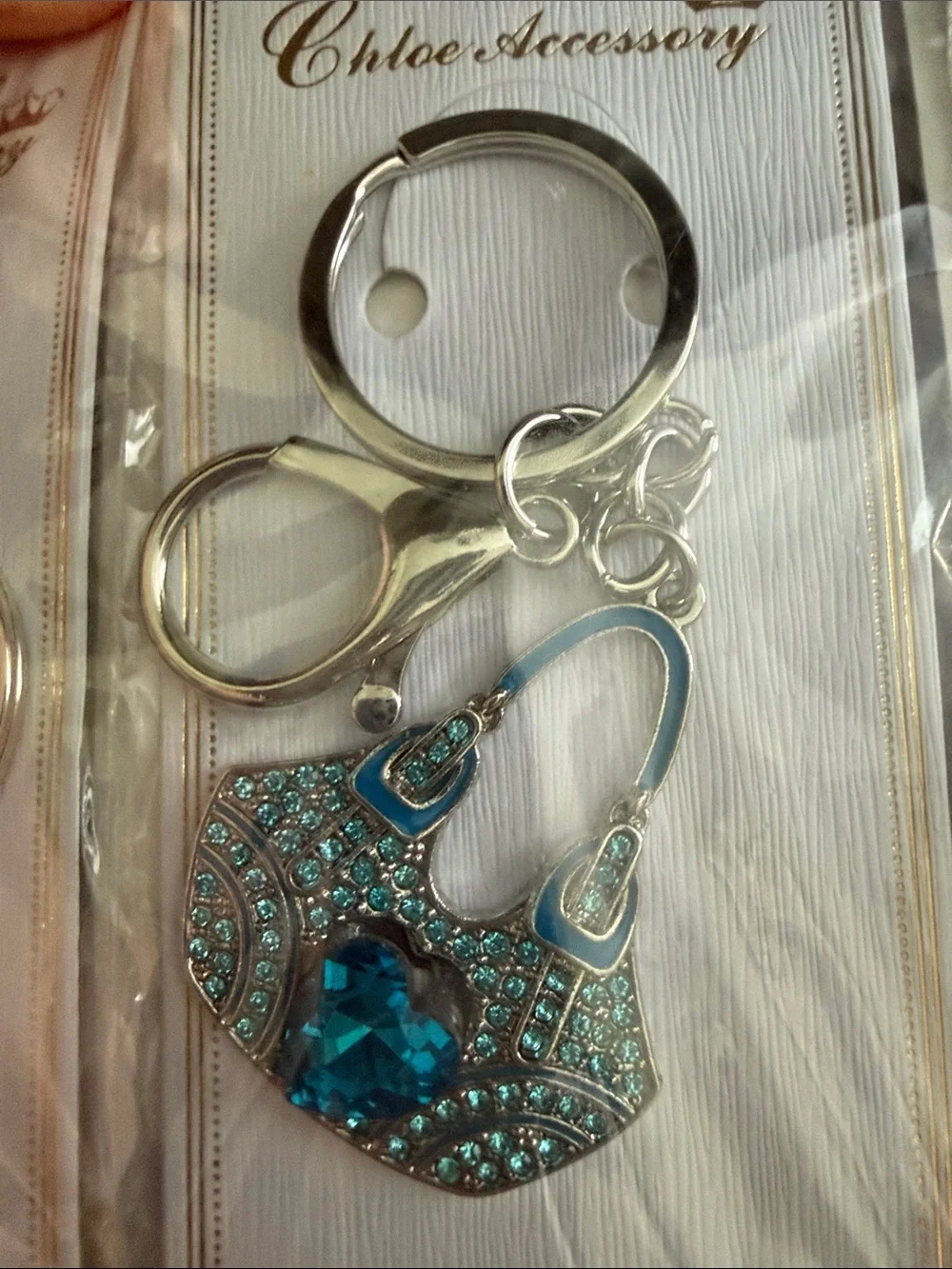 3 for $10 Crystal Handbag Keychains - Crystals in Various Colors. NWT.